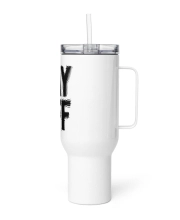 Prémium Rozsdamentes Utazó Bögre Füllel - Day Off Textured Edition (740ml / 1180ml)