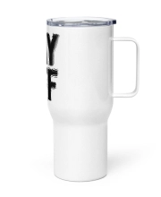 Prémium Rozsdamentes Utazó Bögre Füllel - Day Off Textured Edition (740ml / 1180ml)
