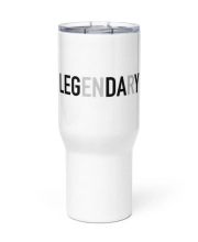 Prémium Rozsdamentes Utazó Bögre Füllel - Leg Day Legendary Edition (740ml / 1180ml)