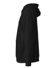 Unisex prémium kapucnis pulóver - Vagány elől hátul Why not felirattal
