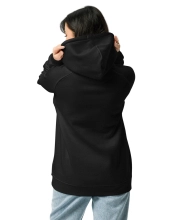 Unisex prémium kapucnis pulóver - Vagány elől hátul Why not felirattal