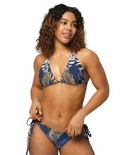 Tanga bikini - levél mintás