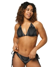 Tanga bikini - kígyóbőrös