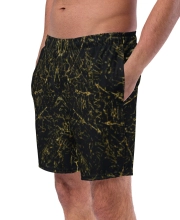 Férfi Prémium Úszónadrág - Fekete-Arany Luxury Pattern