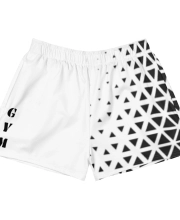 Unisex Prémium Sportnadrág - GYM Geometrikus Cyber White