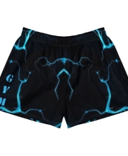 Unisex Prémium Sportnadrág - GYM Cyber Neon Blue Pattern