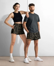 Unisex Prémium Sportnadrág - GYM Arany Vonalas Luxury Pattern