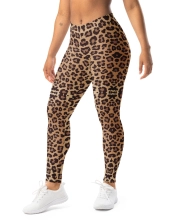 Női prémium alakformáló leggings - Klasszikus párducmintával