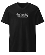 Férfi Prémium V-Nyakú Póló - RISE Statement Edition