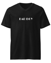 Férfi Prémium V-Nyakú Póló - Bad Boy Statement Edition