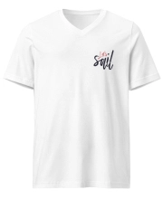 Férfi Prémium V-Nyakú Póló - Let's Sail Double Gradient Edition 