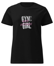 Női Softstyle pamut póló - Vagány Gym girl felirattal