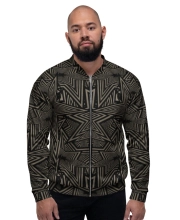 Unisex Prémium Bomberdzseki - Cyber Luxury Abstract Pattern