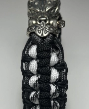 Ink2be Prémium Kézzel Font Taktikai Paracord Karkötő - Odin's Raven Vegvisir & Fenrir Wolf Edition