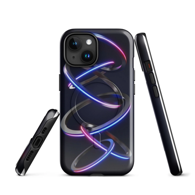 Ink2be Prémium MagSafe® iPhone® tok - LED Karikák és lüktető cyber neonfény kiadás