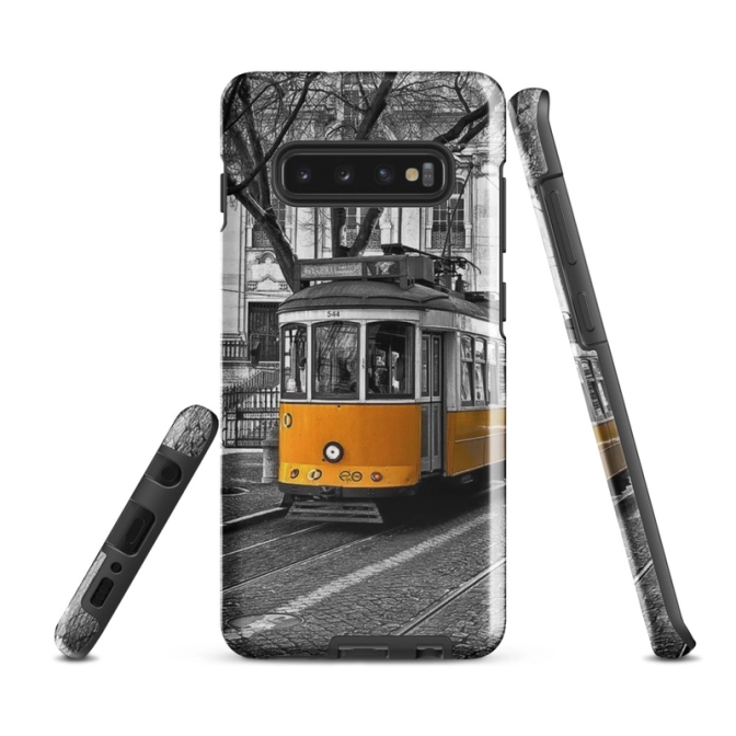 Ink2be Prémium Samsung® telefontok - Sárga villamos urbánus lo-fi kiadás