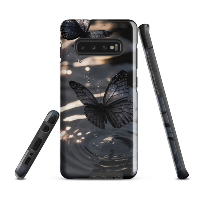 Ink2be Prémium Samsung® telefontok - Fekete pillangó lo-fi gótikus kiadás