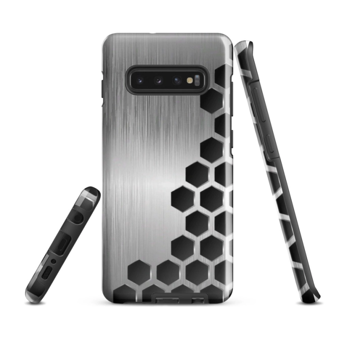 Ink2be Prémium Samsung® telefontok - Inox szálcsiszolt cyber techwear kiadás