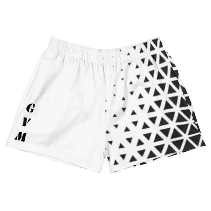 Unisex Prémium Sportnadrág - GYM Geometrikus Cyber White