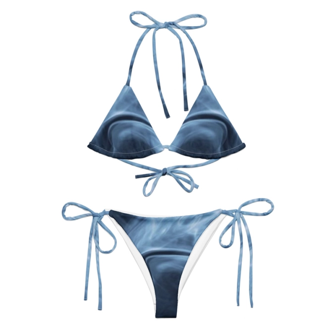 Tanga bikini - márványos