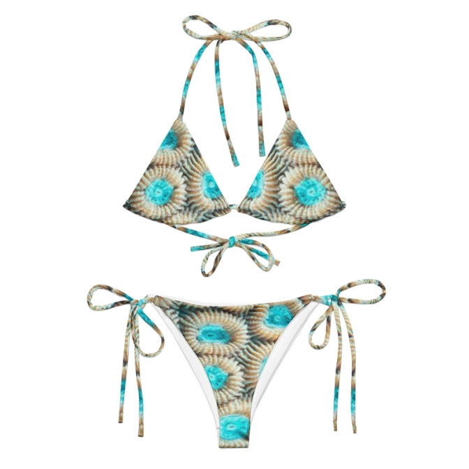 Tanga bikini - koral
