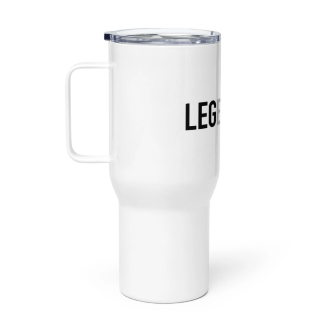 Prémium Rozsdamentes Utazó Bögre Füllel - Leg Day Legendary Edition (740ml / 1180ml)