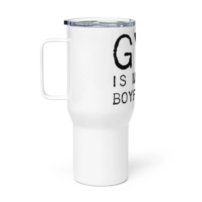 Prémium Rozsdamentes Utazó Bögre Füllel - GYM Is My Boyfriend Edition (740ml / 1180ml)