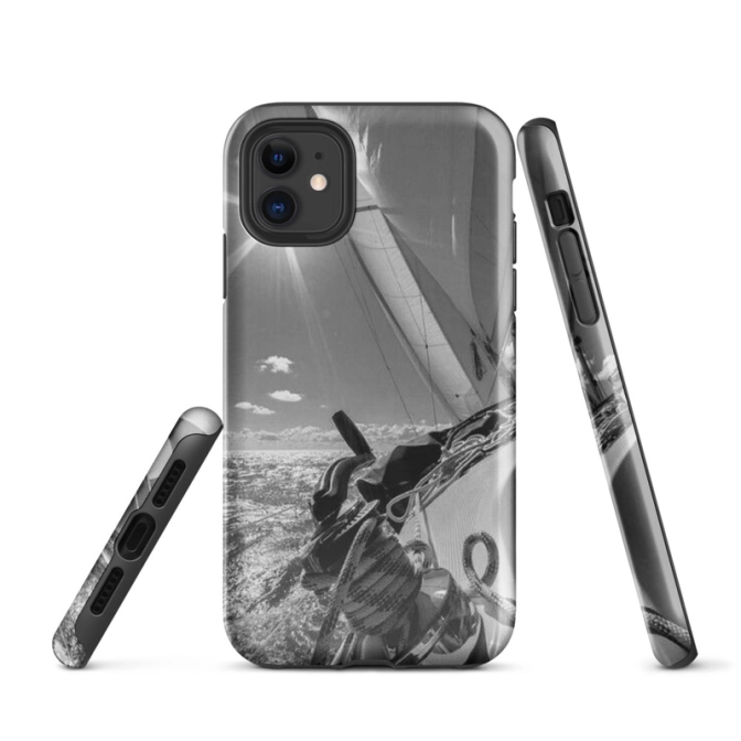 Ink2be Prémium Ütésálló iPhone® Kétrétegű Telefontok - Vitorlázás Ocean Sailing Edition