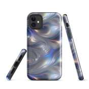 Ink2be Prémium Ütésálló iPhone® Kétrétegű Telefontok - Szivárványos Liquid Holographic Edition