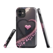 Ink2be Prémium Ütésálló iPhone® Kétrétegű Telefontok - Red Way Cyber Linear Edition