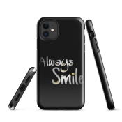 Ink2be Prémium Ütésálló iPhone® Kétrétegű Telefontok - Always Smile Script Edition