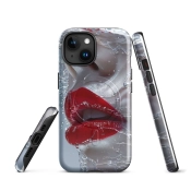 Ink2be Prémium MagSafe® iPhone® tok - Csábító Ajkak és liquid pop-art kiadás