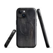 Ink2be Prémium MagSafe® iPhone® tok - Sötét Faerezetes és indusztriális lo-fi kiadás