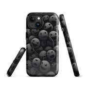 Ink2be Prémium MagSafe® iPhone® tok - Fekete Mosoly és sötét grunge kiadás