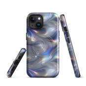 Ink2be Prémium MagSafe® iPhone® tok - Szivárványos Hullámok és holographic fluid kiadás