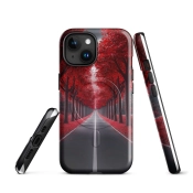 Ink2be Prémium MagSafe® iPhone® tok - Red Way és sötét neon cyber kiadás