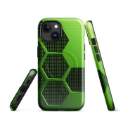 Ink2be Prémium MagSafe® iPhone® tok - Inox Zöld Mecha és indusztriális techwear kiadás