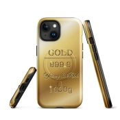 Ink2be Prémium MagSafe® iPhone® tok - Solid Gold Bar és luxus aranytömb kiadás
