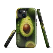 Ink2be Prémium MagSafe® iPhone® tok - Avocado Cream és organikus zöld lo-fi lifestyle kiadás