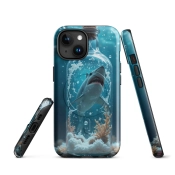 Ink2be Prémium MagSafe® iPhone® tok - Shark in a Bottle és misztikus mélytengeri lo-fi kiadás