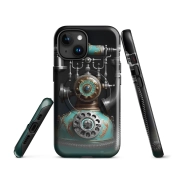 Ink2be Prémium MagSafe® iPhone® tok - Retro Telefon és antik steampunk lo-fi kiadás