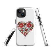 Ink2be Prémium MagSafe® iPhone® tok - Kalocsai Szív és tradíció modern urban lo-fi kiadás