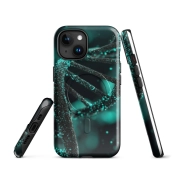 Ink2be Prémium MagSafe® iPhone® tok - Smaragdzöldes és luxus jade márvány lo-fi kiadás