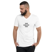 Férfi Prémium V-Nyakú Póló - You Create You Statement Edition