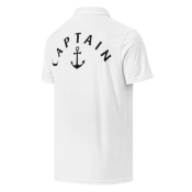 Prémium Galléros Slim Fit Póló - hátul CAPTAIN felirattal