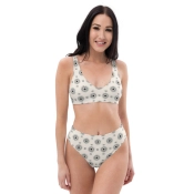 Prémium Magas Derekú Női Bikini Szett - Napsugaras Sacred Sun Edition (UPF50+)