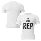 Unisex Prémium Karakteres Póló - One More Rep felirattal